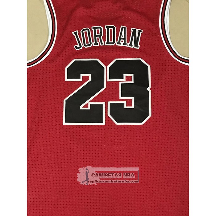Camiseta Chicago Bulls Michael Jordan NO 23 1997-98 NBA Finals Mitchell & Ness Rojo